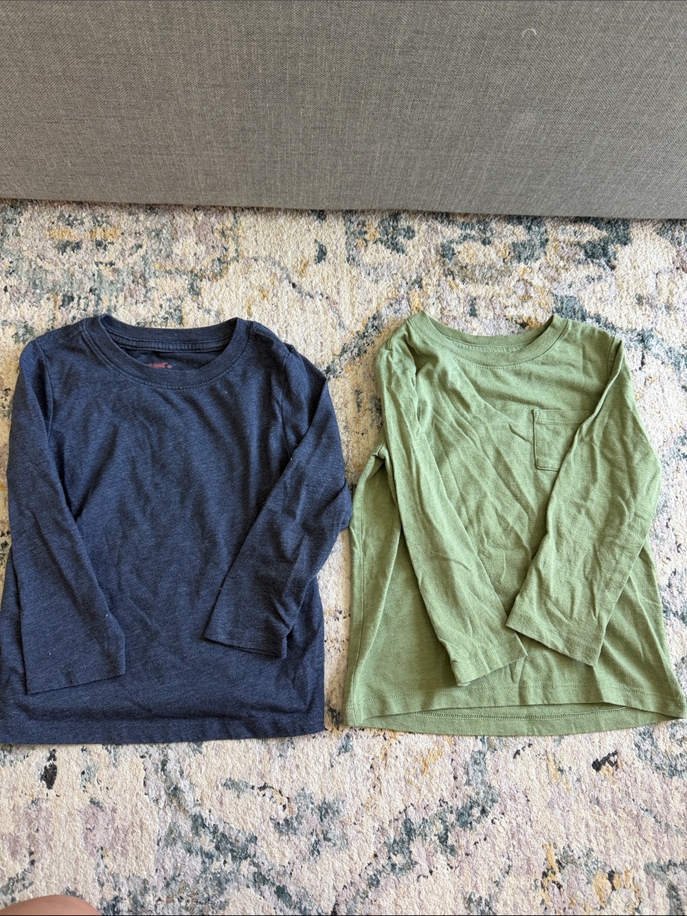 Cat & Jack Kids Long-Sleeve Shirt - Navy & Green